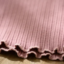 Little Dutch Meisjes Kleding|Kinderkleding^Rib Shirt lange mouw - Roze - Fairy Garden