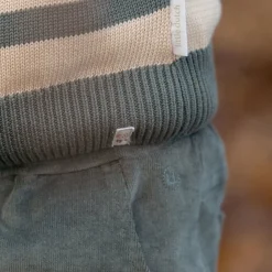 Little Dutch Jongens Kleding|Kinderkleding^Ribbroek - Groen - Forest Friends