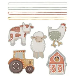 Little Dutch Creatief Speelgoed^Rijgkaarten Little Farm