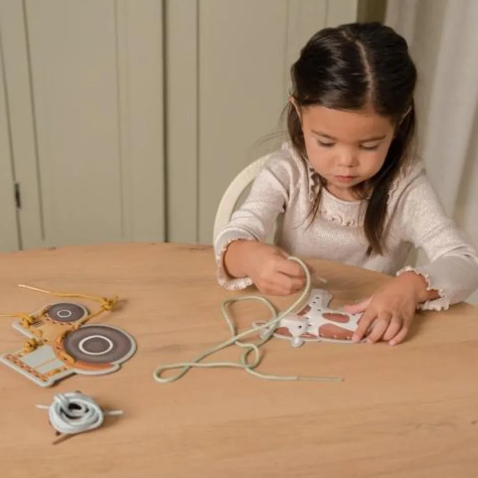 Little Dutch Creatief Speelgoed^Rijgkaarten Little Farm