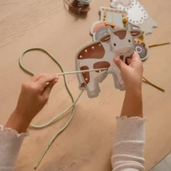 Little Dutch Creatief Speelgoed^Rijgkaarten Little Farm