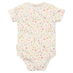 Little Dutch Meisjes Kleding|Babykleding^Romper korte mouw - Wit - Fairy Garden