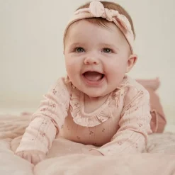 Little Dutch Romper|Meisjes Kleding^Romper lange mouw - Roze - Fairy Garden - Fairy Flowers