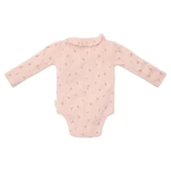 Little Dutch Romper|Meisjes Kleding^Romper lange mouw - Roze - Fairy Garden - Fairy Flowers