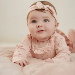 Little Dutch Romper|Meisjes Kleding^Romper lange mouw - Roze - Fairy Garden - Fairy Flowers