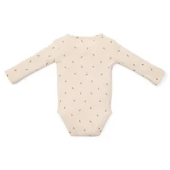 Little Dutch Romper^Romper overslag lange mouw - Zand - Little Farm