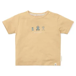 Little Dutch Jongens Kleding|Kinderkleding^Shirt korte mouw - Bruin - Forest Friends