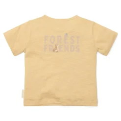 Little Dutch Jongens Kleding|Kinderkleding^Shirt korte mouw - Geel - Forest Friends
