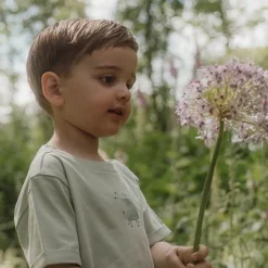 Little Dutch Jongens Kleding|Kinderkleding^Shirt korte mouw - Groen - Forest Friends