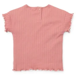 Little Dutch Meisjes Kleding|Kinderkleding^Shirt korte mouw - Roze - Fairy Garden