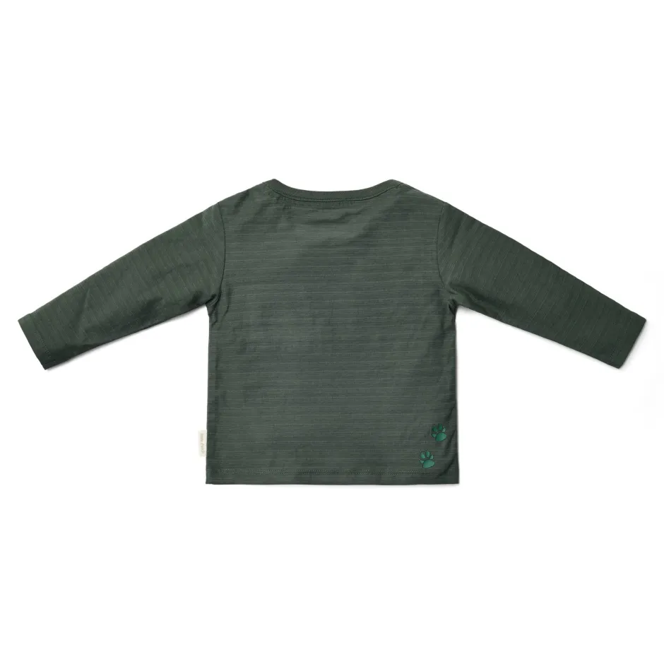 Little Dutch Jongens Kleding|Kinderkleding^Shirt lange mouw - Groen - Forest Friends