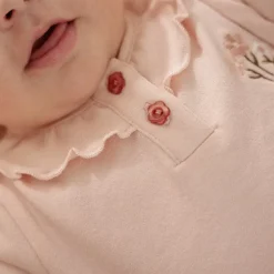 Little Dutch Meisjes Kleding|Babykleding^Shirt lange mouw - Lichtroze - Fairy Garden