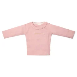 Little Dutch Meisjes Kleding|Kinderkleding^Shirt lange mouw - Ruches - Roze - Fairy Garden