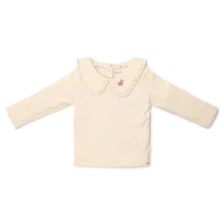 Little Dutch Meisjes Kleding^Shirt lange mouw - Zand - Fairy Garden