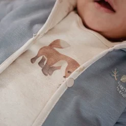 Little Dutch Jongens Kleding|Babykleding^Shirt lange mouw - Zand - Forest Friends - Vosje
