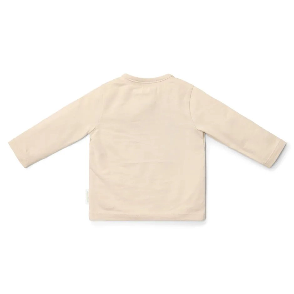 Little Dutch Babykleding^Shirt lange mouw - Zand - Newborn Naturals - Little Goose