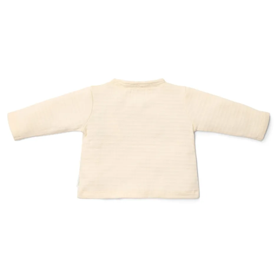 Little Dutch Babykleding^Shirt overslag lange mouw - Beige - Newborn Naturals