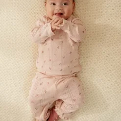 Little Dutch Babykleding|Meisjes Kleding^Shirt overslag lange mouw - Roze - Fairy Garden - Fairy Flowers