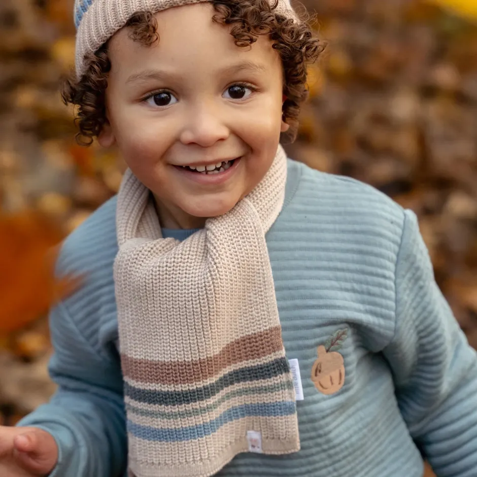 Little Dutch Accessoires|Jongens Kleding^Sjaal - Bruin - Maat one size - Forest Friends - Stripe