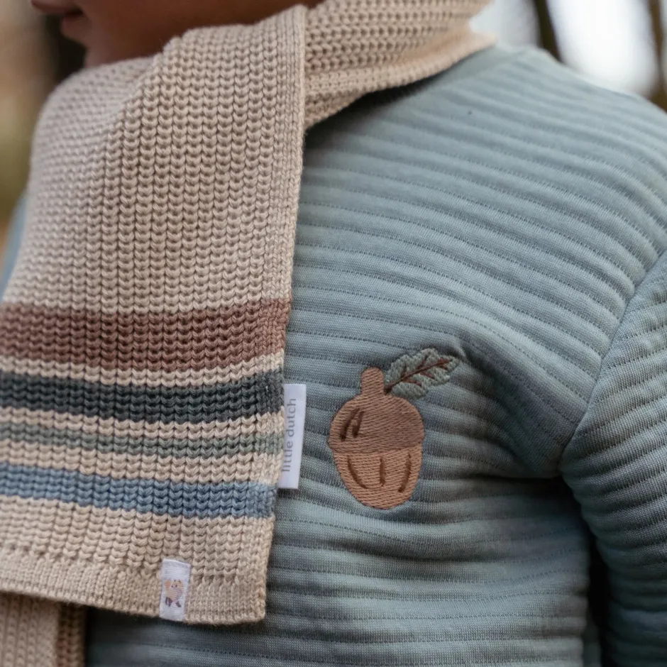 Little Dutch Accessoires|Jongens Kleding^Sjaal - Bruin - Maat one size - Forest Friends - Stripe