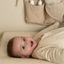 Little Dutch Slaapzakken^Slaapzak winter – Beige – Maat 60 cm – Newborn Naturals – Little Goose