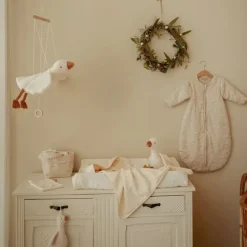 Little Dutch Slaapzakken^Slaapzak winter – Beige – Maat 60 cm – Newborn Naturals – Little Goose