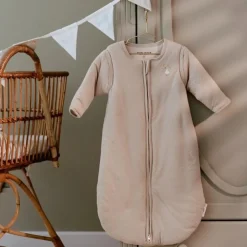 Little Dutch Slaapzakken^Slaapzak winter – Beige – Maat 70 cm – Newborn Naturals – Little Goose