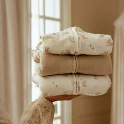 Little Dutch Slaapzakken^Slaapzak winter – Wit – Maat 70 cm – Newborn Naturals – Baby Bunny