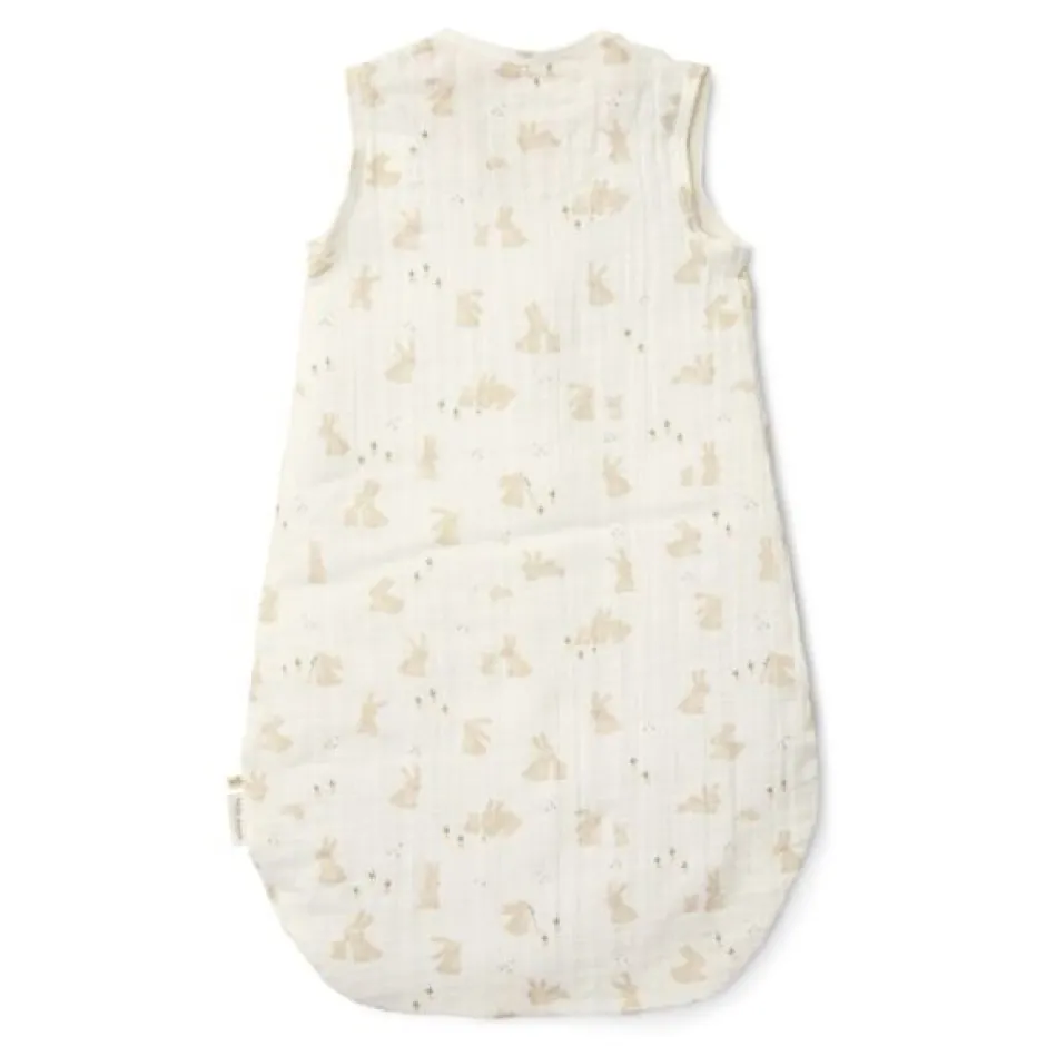 Little Dutch Slaapzakken^Slaapzak zomer – Wit – Maat 90 cm – Newborn Naturals – Baby Bunny
