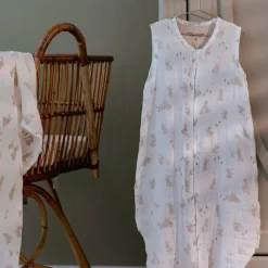 Little Dutch Slaapzakken^Slaapzak zomer – Wit – Maat 70 cm – Newborn Naturals – Baby Bunny