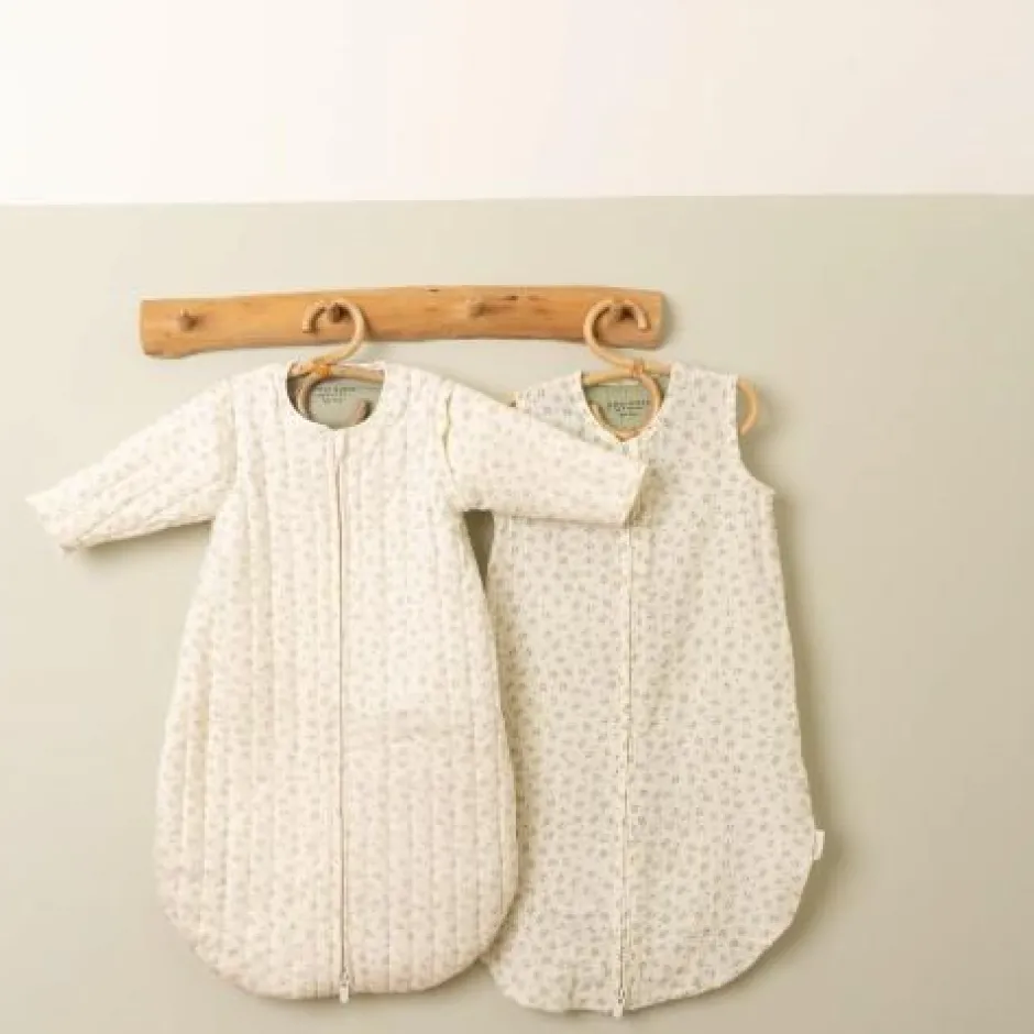 Little Dutch Hydrofiele Slaapzakken|Slaapzakken^Slaapzak zomer hydrofiel 90 cm - Groen - Maat 90 cm - Essentials - Blueberry Leaves