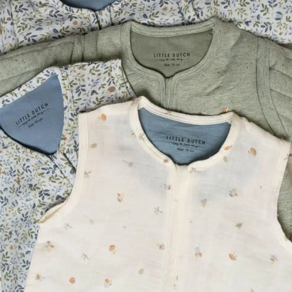 Little Dutch Hydrofiele Slaapzakken|Slaapzakken^Slaapzak zomer hydrofiel 90 cm - Wit - Maat 90 cm - Forest Friends - Forest Treasures