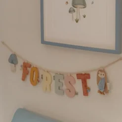 Little Dutch Decoratie^Slinger element – Paddenstoel - Meerkleurig - Forest Friends