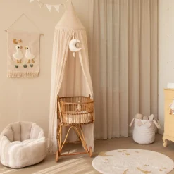 Little Dutch Decoratie^Slinger met vlaggetjes - Beige - Newborn Naturals - Little Goose