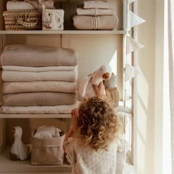 Little Dutch Decoratie^Slinger met vlaggetjes - Beige - Newborn Naturals - Little Goose