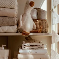 Little Dutch Decoratie^Slinger met vlaggetjes - Beige - Newborn Naturals - Little Goose