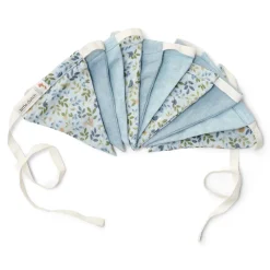 Little Dutch Decoratie^Slinger met vlaggetjes - Blauw - Forest Friends - Forest Adventure