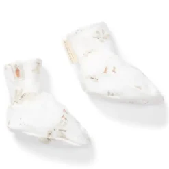 Little Dutch Accessoires|Babykleding^Slofjes - Wit - Newborn Naturals - Baby Bunny