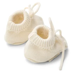 Little Dutch Accessoires|Babykleding^Slofjes - Wit - Newborn Naturals