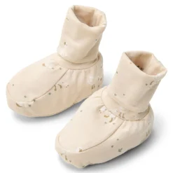 Little Dutch Babykleding|Accessoires^Slofjes - Zand - Newborn Naturals - Little Goose