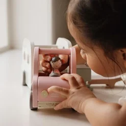 Little Dutch Rollenspel|Houten Auto's^Speelgoed auto met caravan - Meerkleurig - Essentials