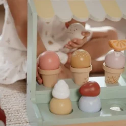 Little Dutch Rollenspel|Houten Speelgoed^Speelgoed ijskraam - Meerkleurig - Essentials