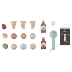 Little Dutch Rollenspel|Houten Speelgoed^Speelgoed ijskraam - Meerkleurig - Essentials