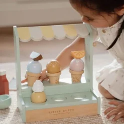 Little Dutch Rollenspel|Houten Speelgoed^Speelgoed ijskraam - Meerkleurig - Essentials