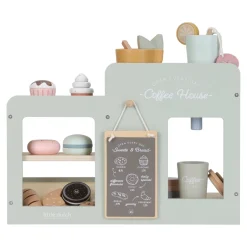 Little Dutch Rollenspel|Houten Speelgoed^Speelgoed koffiehoek - Groen - Essentials