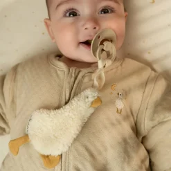 Little Dutch Speendoekjes^Speendoekje - Wit - Newborn Naturals - Little Goose