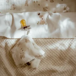 Little Dutch Speendoekjes^Speendoekje - Wit - Newborn Naturals - Baby Bunny
