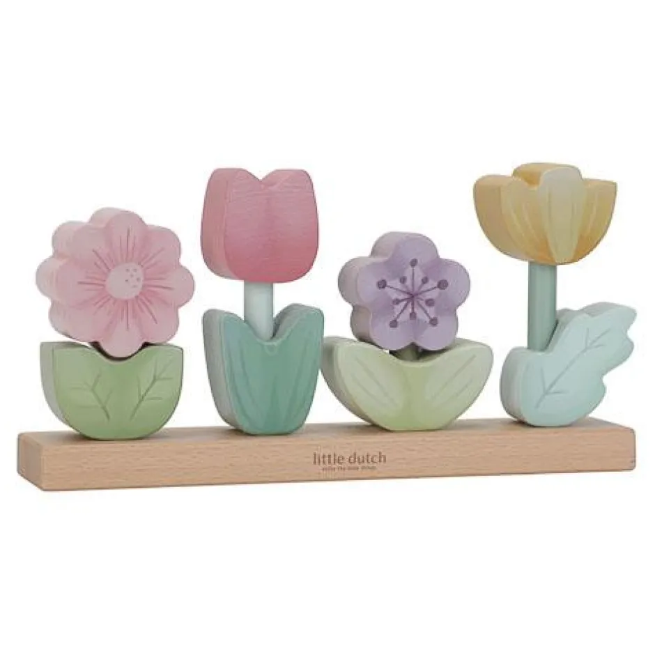 Little Dutch Houten Speelgoed|Stapeltoren^Stapelaar - Roze - Fairy Garden