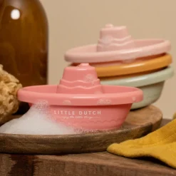 Little Dutch Badspeelgoed^Stapelbare Badbootjes Roze