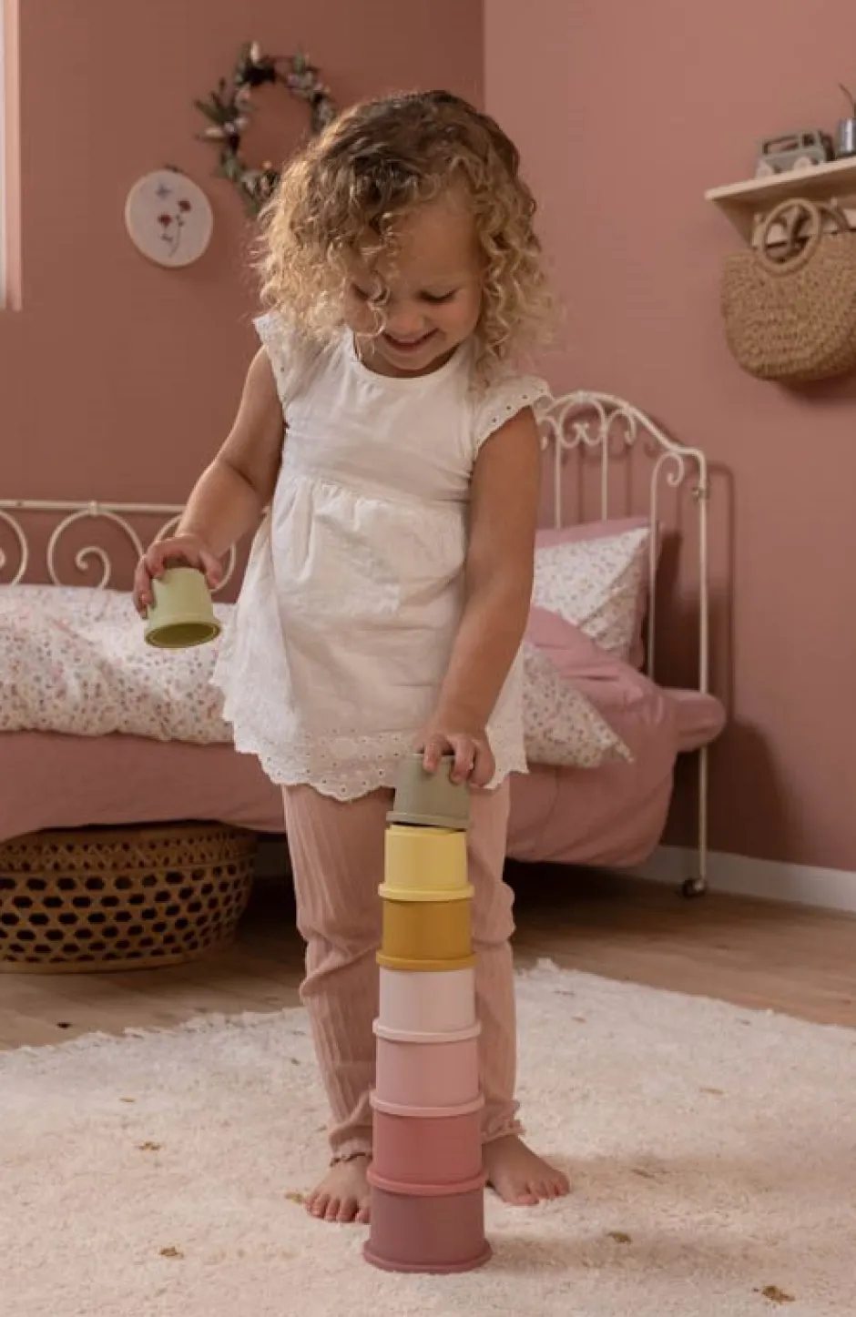 Little Dutch Stapeltoren^Stapelbekers Roze